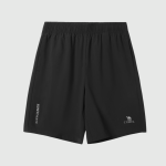 Quần short CAMEL đen có logo - 714BAY6001