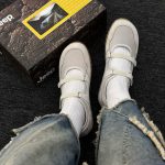 Giày Jeep Mary Janes Style - P651W13112灰色 - Ảnh 6