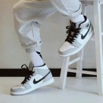 Giày Jordan 1 Mid "Light Smoke Grey" - 554724-092 - Ảnh 6