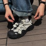 Giày Camel Hiking Sneakers "Panda" - L25S202126 - Ảnh 4