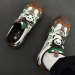 Giày Camel Hiking Sneakers "Panda Green Brown" - L25S202126 - Ảnh 5