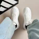 Giày adidas Lite Baller PU "All White" - JS4358 - Ảnh 4
