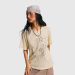 Áo thun Monterest nữ vintage wash - 26NODT001