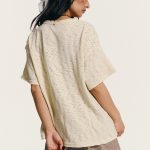 Áo thun Monterest nữ vintage wash - 26NODT001 - Ảnh 4