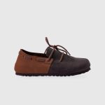 Giày Devo Life Moccasin Dây Buộc "Nâu Đậm"