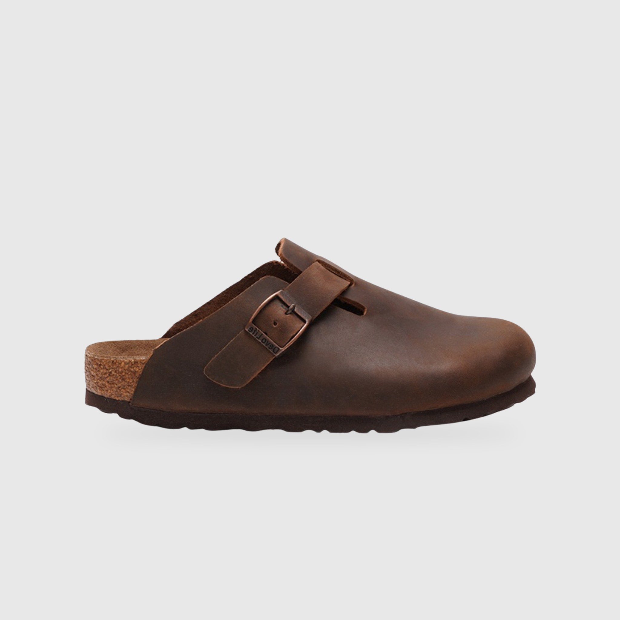 sandal-devo-life-boston-da-bo-nau-sap-1 Sandal Devo Life Boston Da Bò "Nâu Sáp" - Ảnh 1