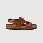 Sandal Devo Life Quai Đan Có Quai Hậu "Nâu Bò"